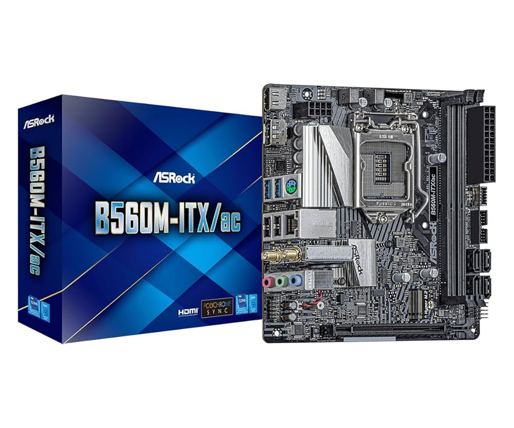 Amazon | ASRock マザーボード B560 M-ITX/ac Intel 10世代